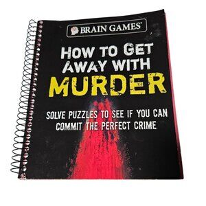 How To Get Away With Murder Brain Teaser Puzzle Notebook By Brain Games